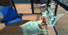 Figure 4 - Example of a business application developed in VR: positioning an object