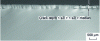 Figure 4 - View of the under-crack line on a cutting edge