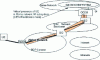 Figure 5 - Access to IMS from a visited network via a P-CSCF on the "home" network, routing at IP connectivity level